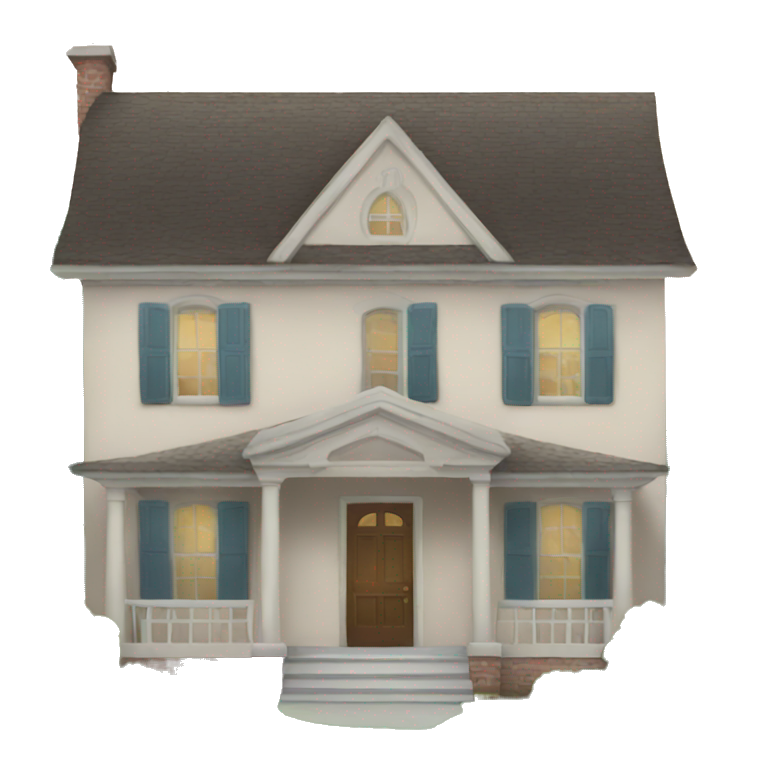 1 story house emoji
