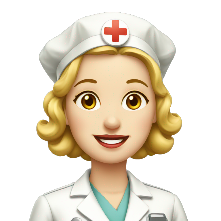 nurse in 1940 emoji