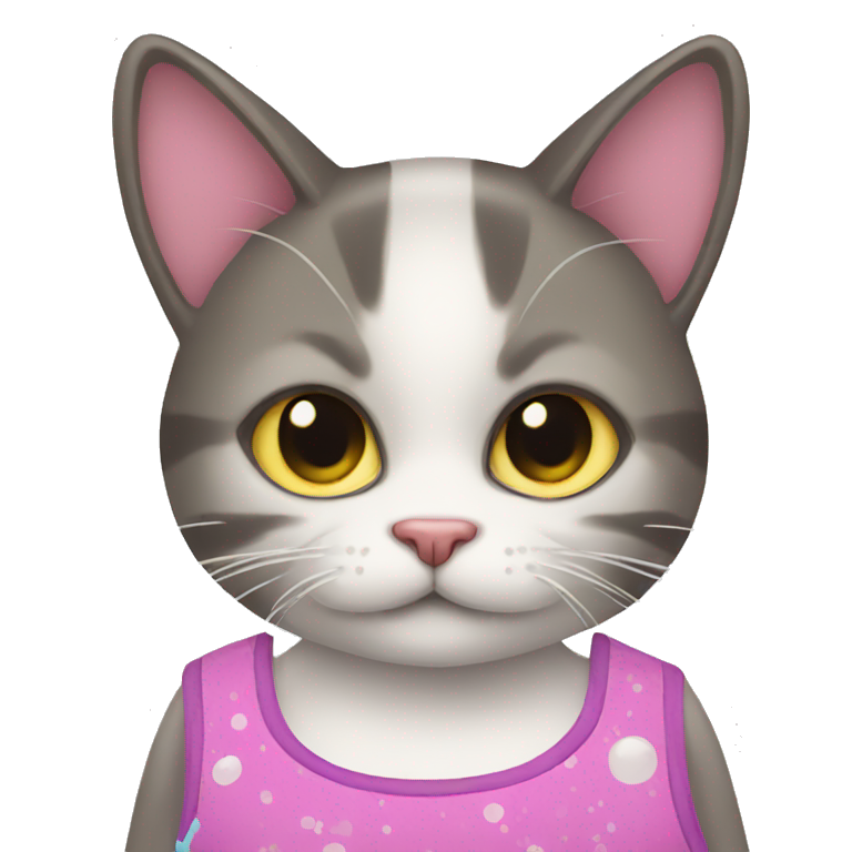 cat in bathing suit emoji
