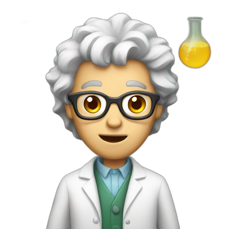 crazed scientist emoji
