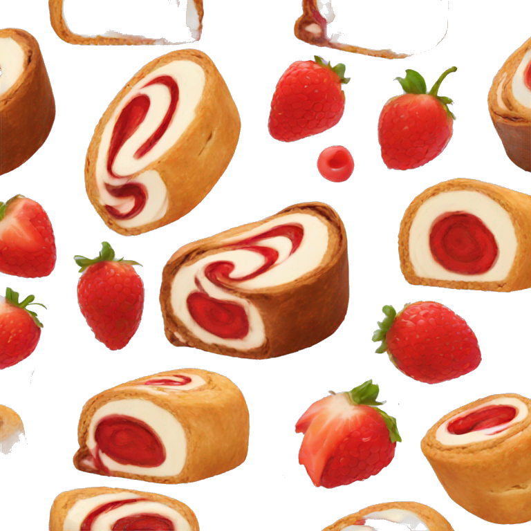 roulade dessert emoji