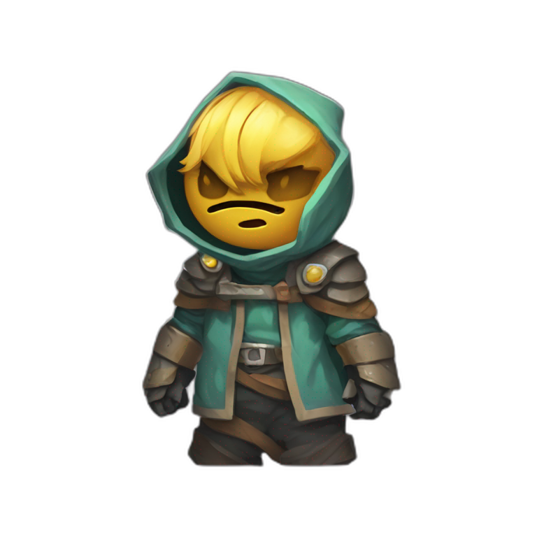 character scifi roguelike rpg style inspired by slay the spire digital art emoji