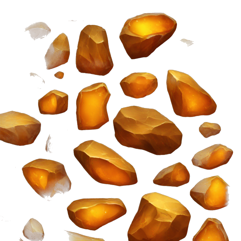 amber rock emoji