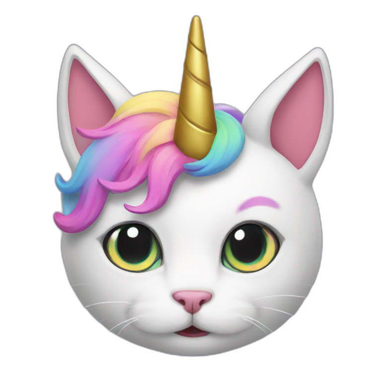 Cat unicorn emoji