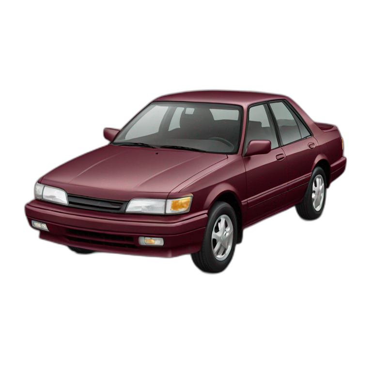 1992 Toyota Camry burgundy emoji