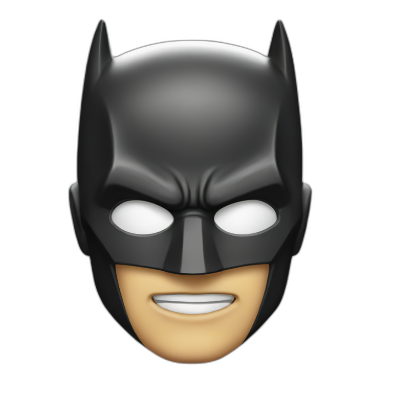 Batman superhero face  emoji