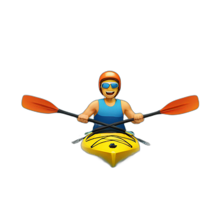 Kayak sprint emoji