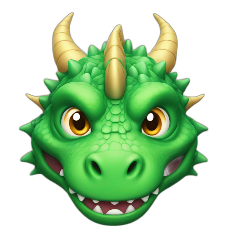 dragon with 3 head emoji