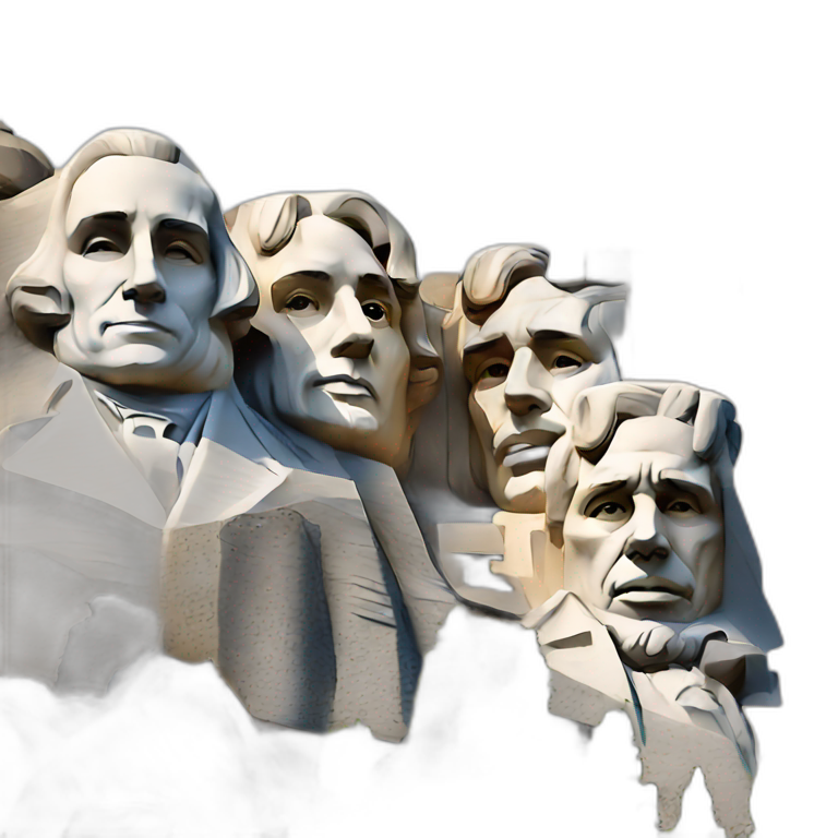 Mount Rushmore emoji