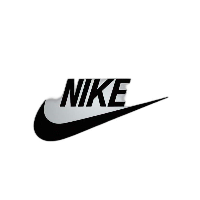 Nike logo black symbol emoji AI Emoji Generator