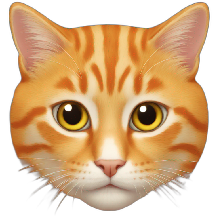 Orange-cat emoji
