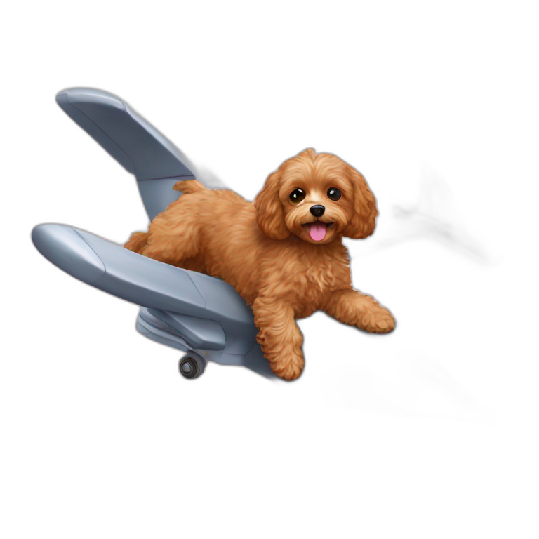 Cavapoo-flying-in-an-airplane emoji