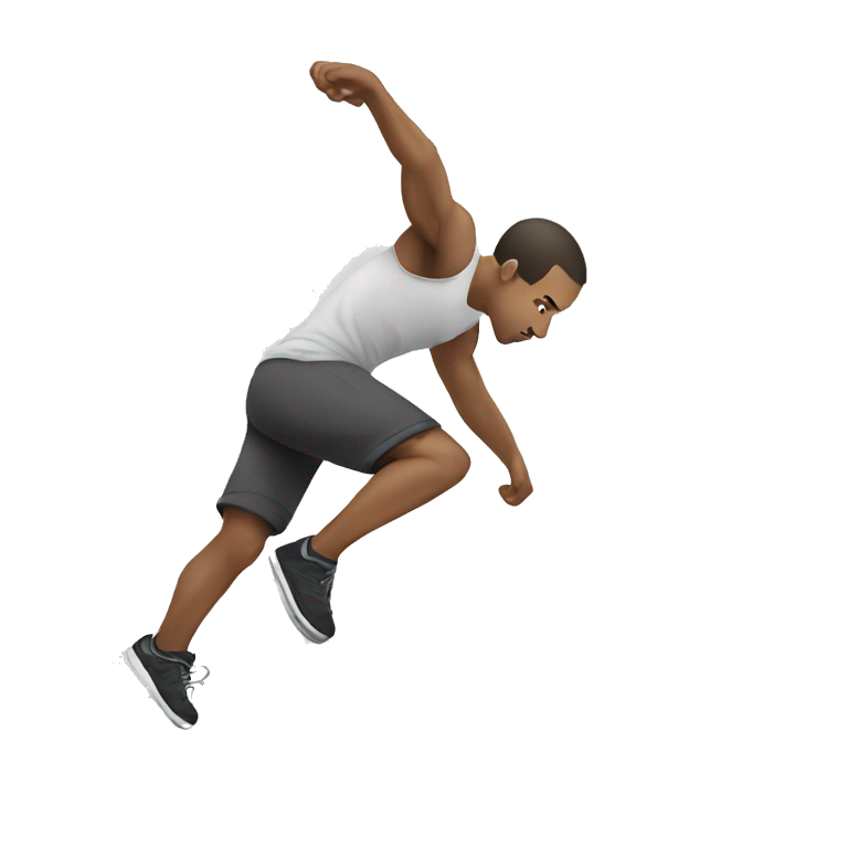 parkour white person emoji