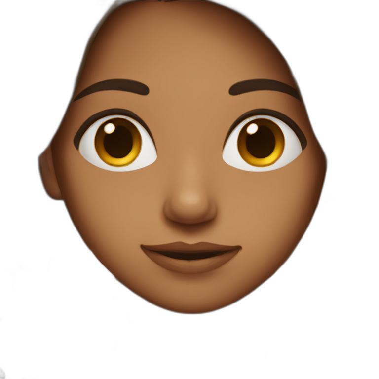 Indian girl brown hair  emoji