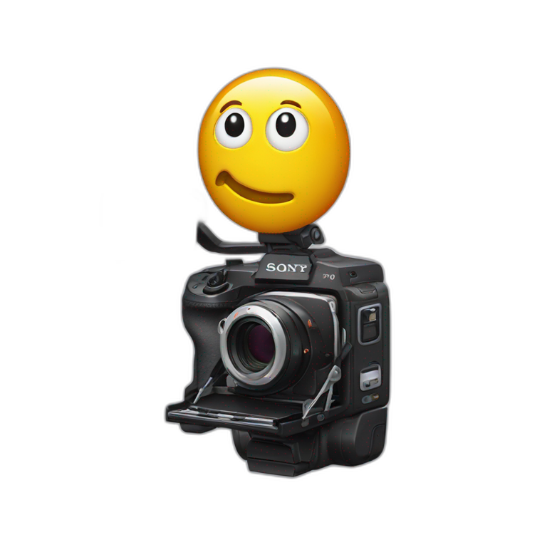 caméra sony emoji