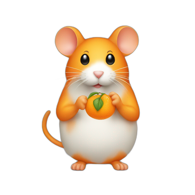 orange pc mouse emoji