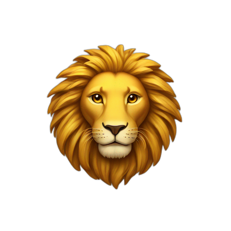 lion and sun emoji