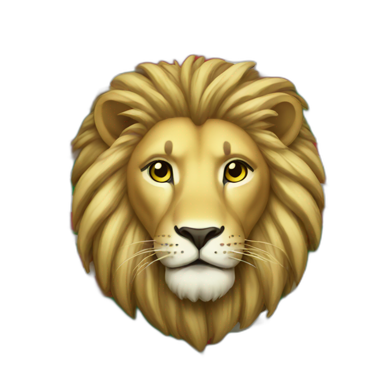 Give me lion sun Iran flag emoji