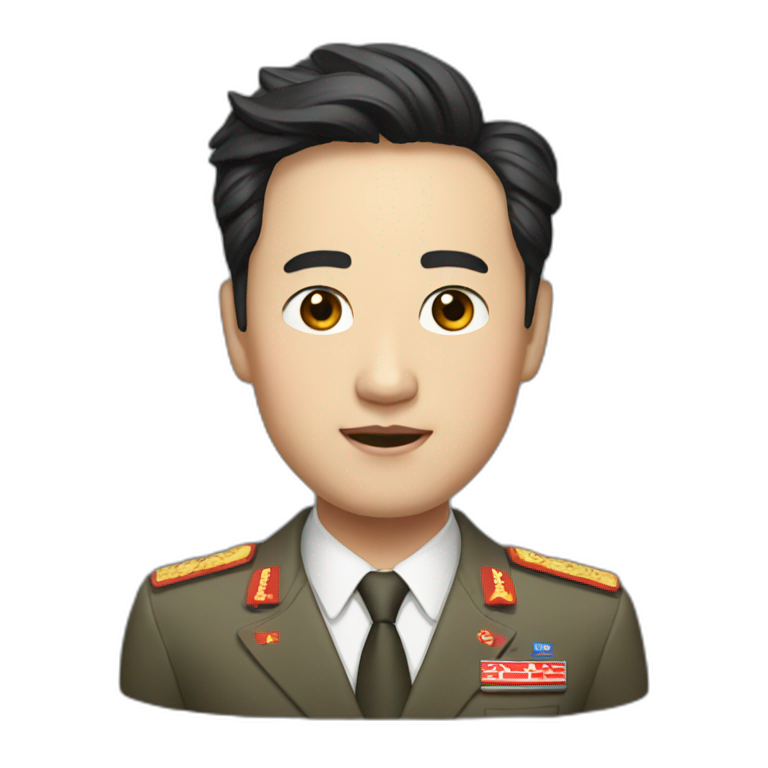 north korea tv announcer emoji