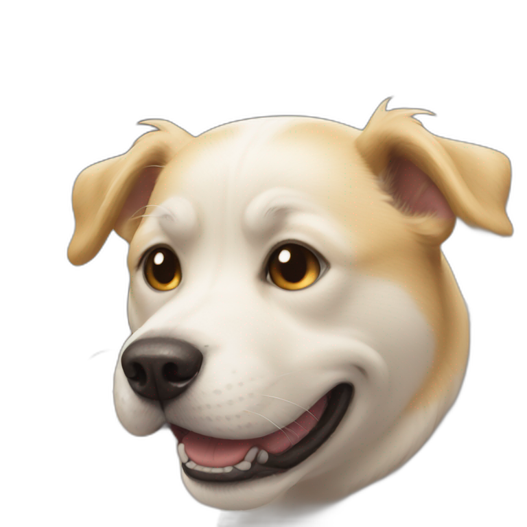 smiley dog emoji