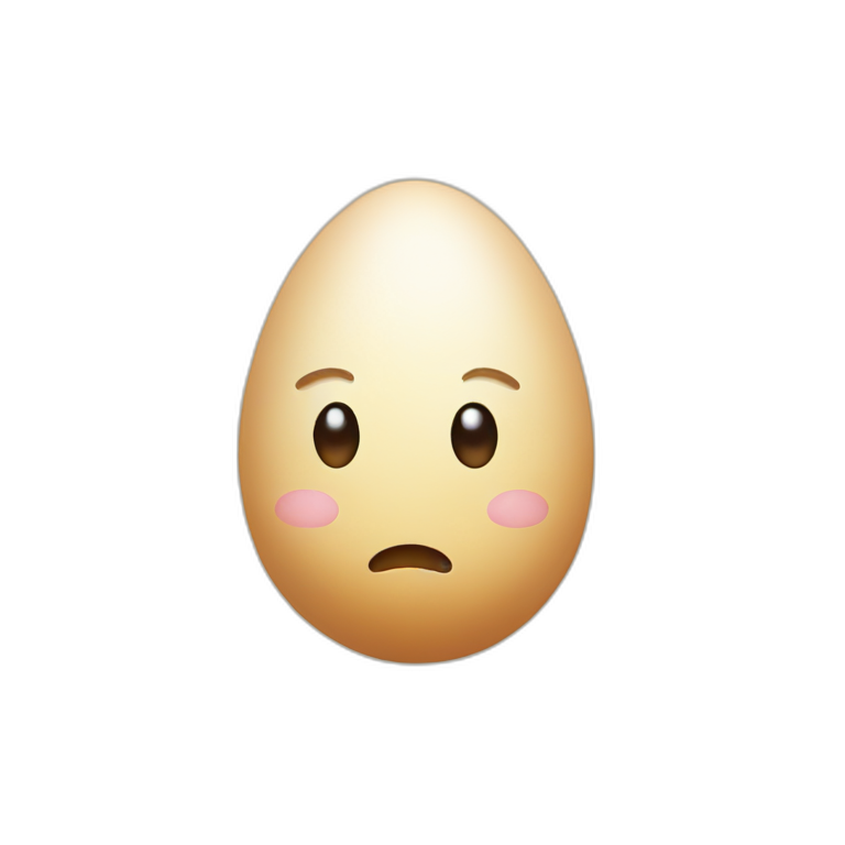 egg with face  emoji