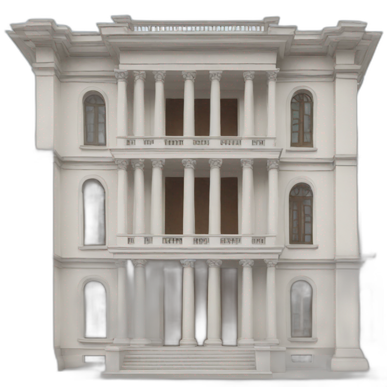 neoclassical government building with Philippine flag emoji