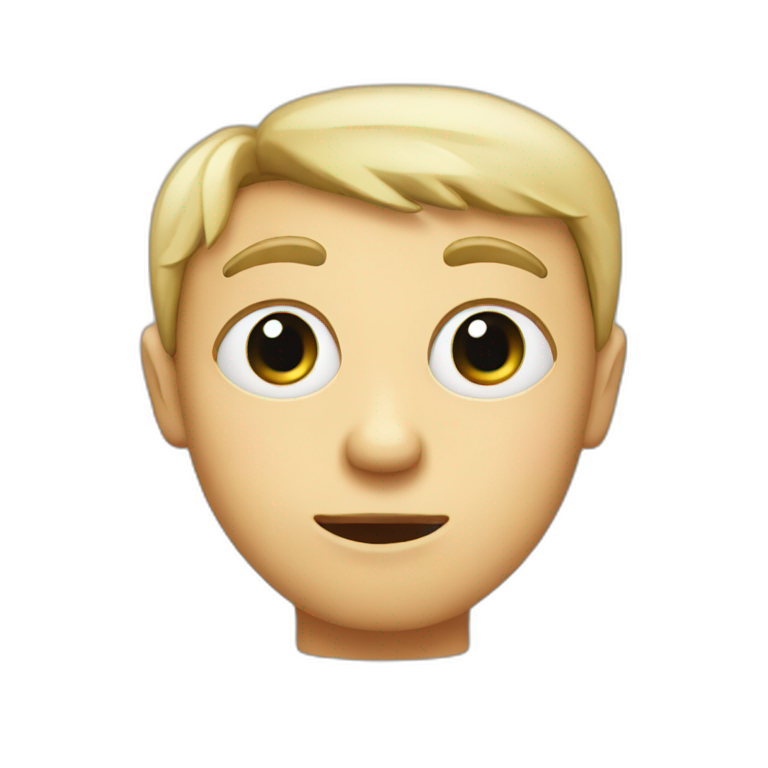 One-eyed boy emoji