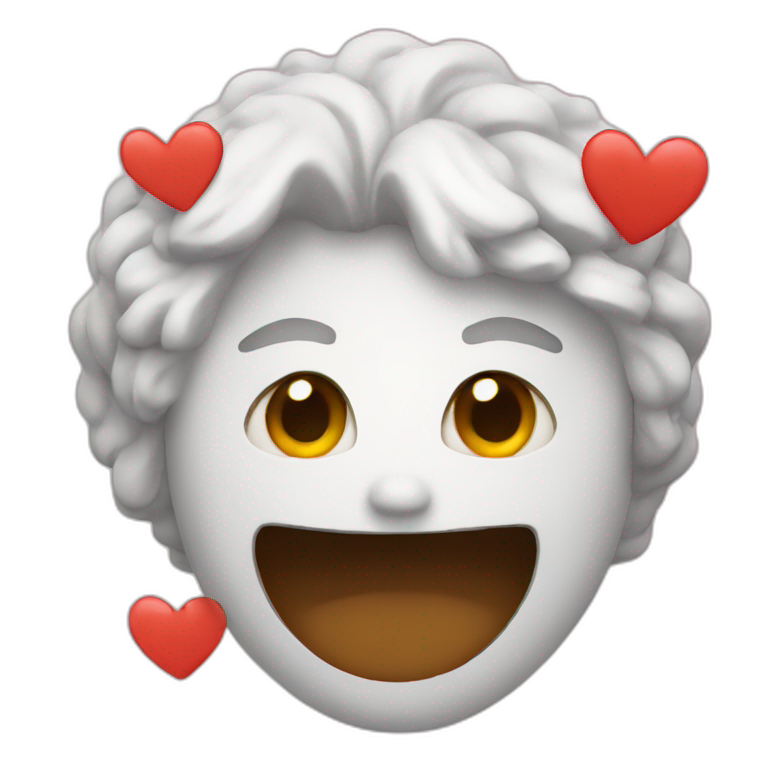 emoji with heart emoji