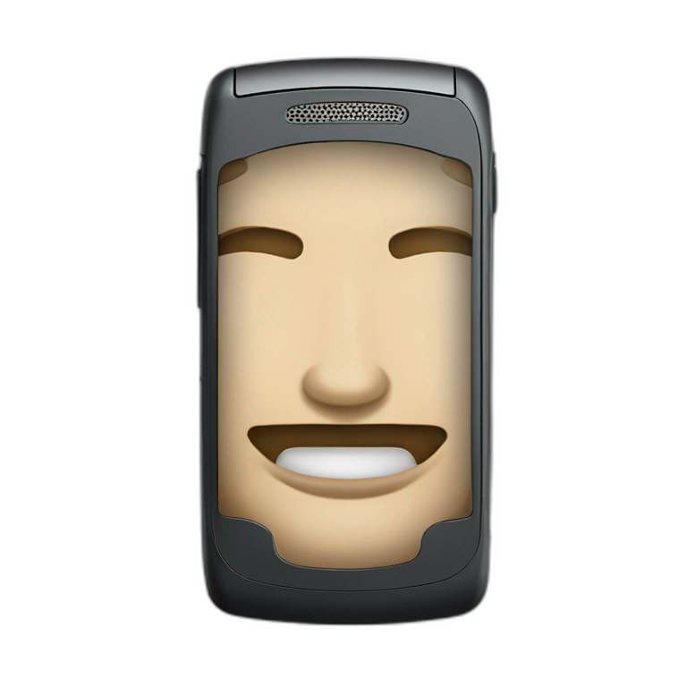 Motorola Razr flip phone emoji