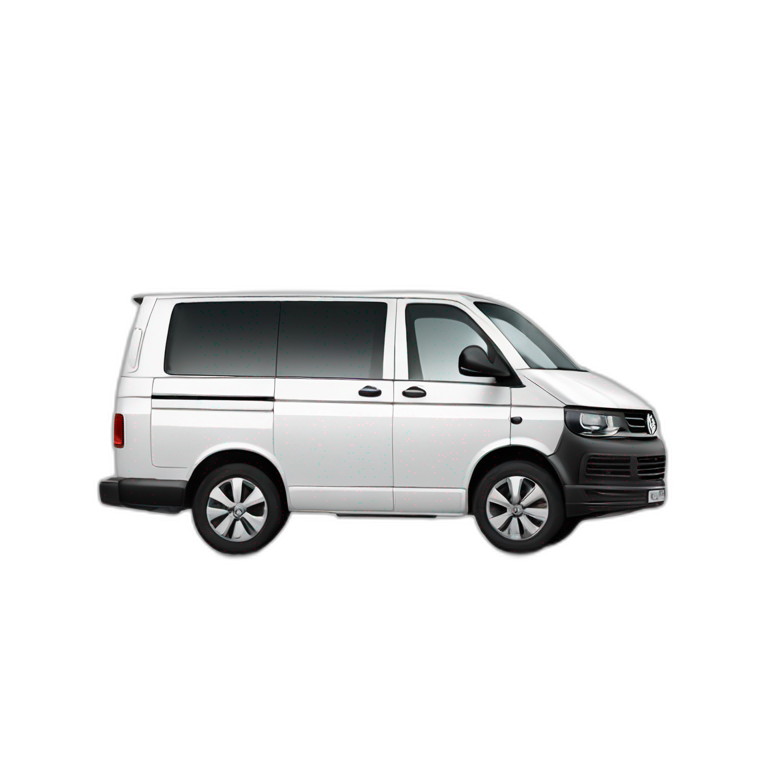 Volkswagen t5 white  emoji