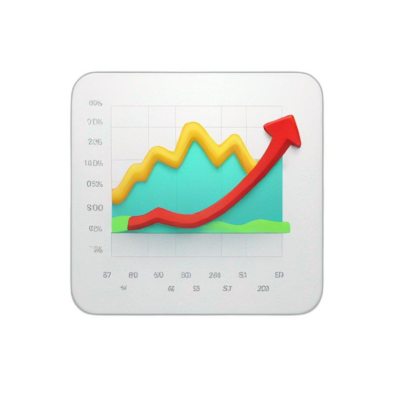 Sales chart 4k emoji