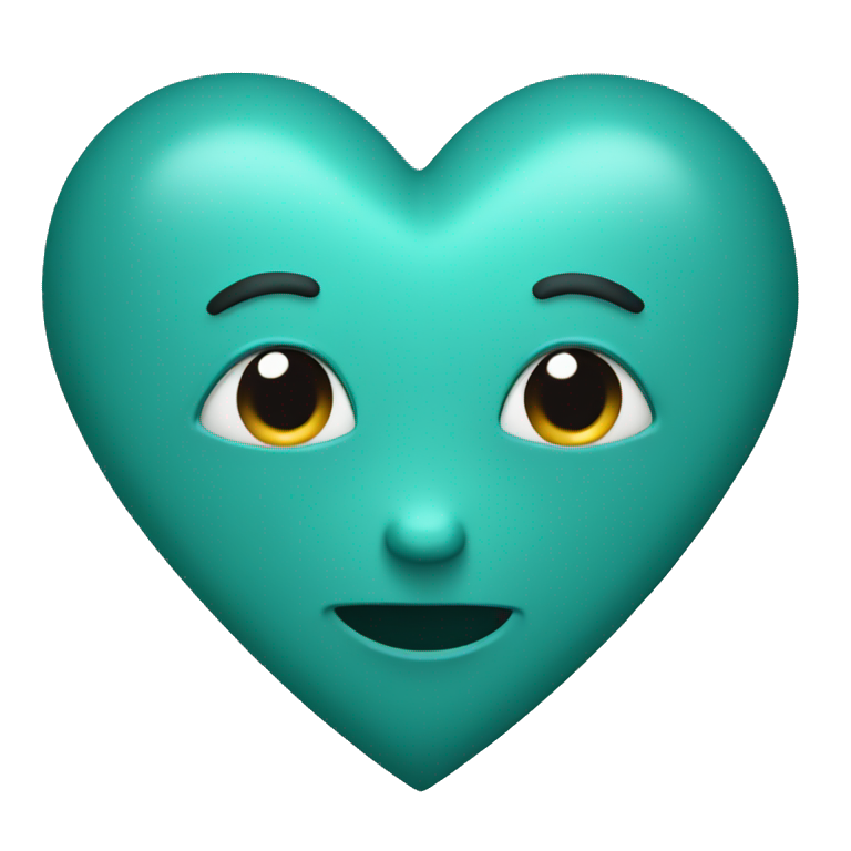 teal heart  emoji