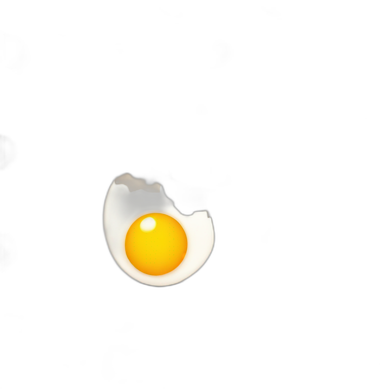 cracked egg emoji