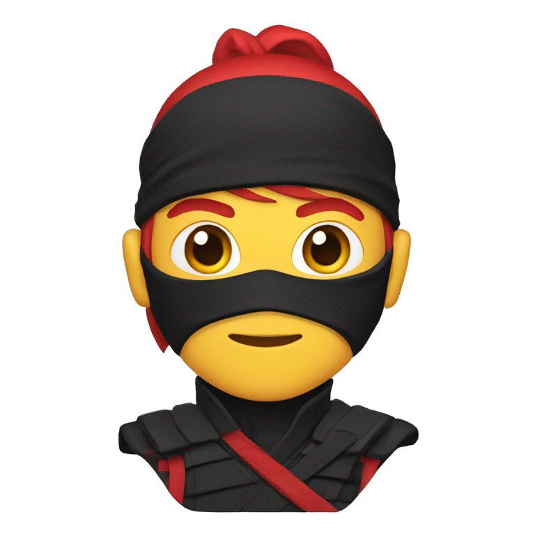 Ninja rojo emoji