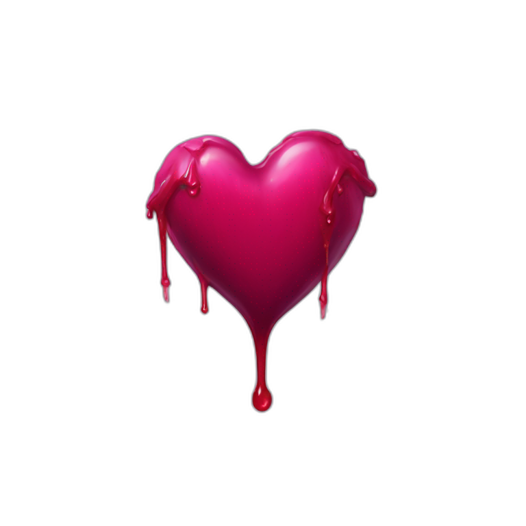 Bleeding heart emoji