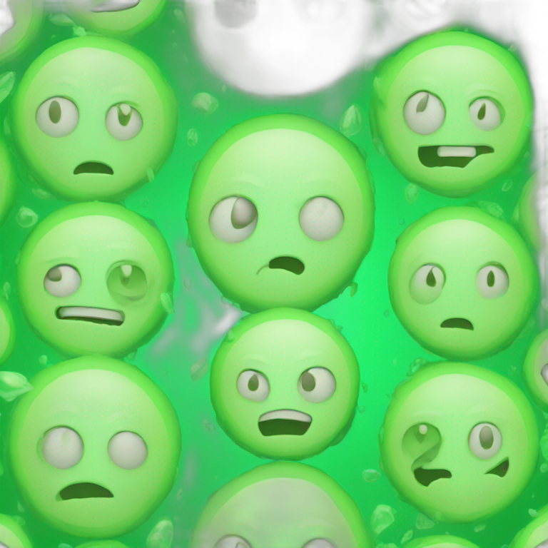 rick in green portal from movie rick and morty emoji
