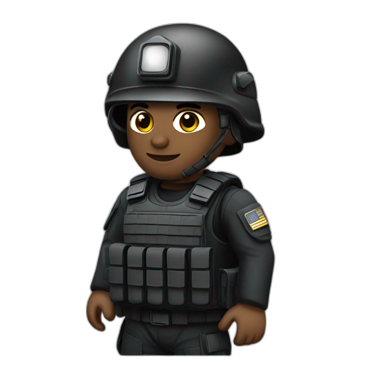SWAT officer  emoji
