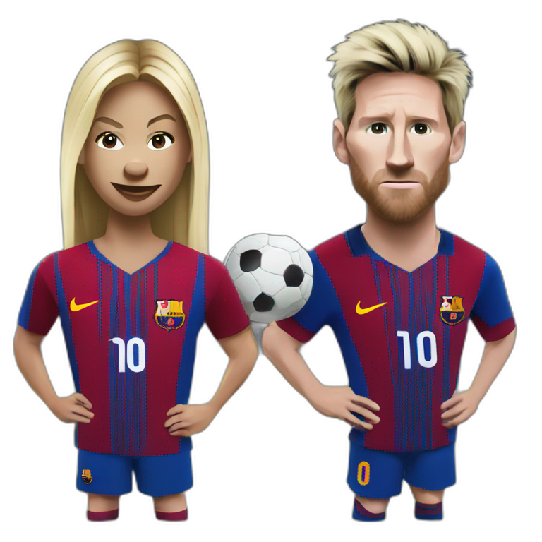 Haaland vs Messi emoji