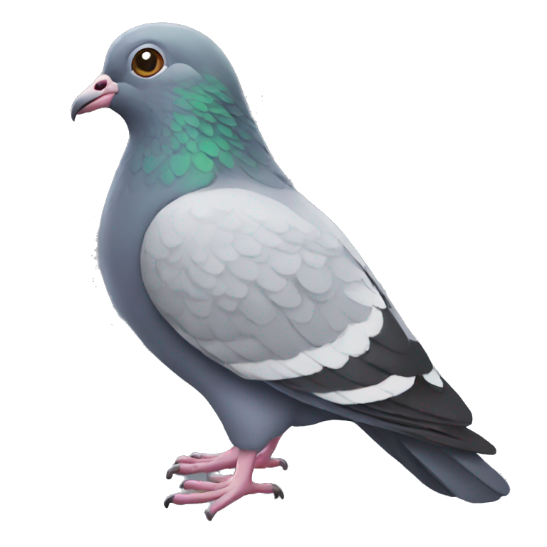 Pigeon emoji ios style emoji