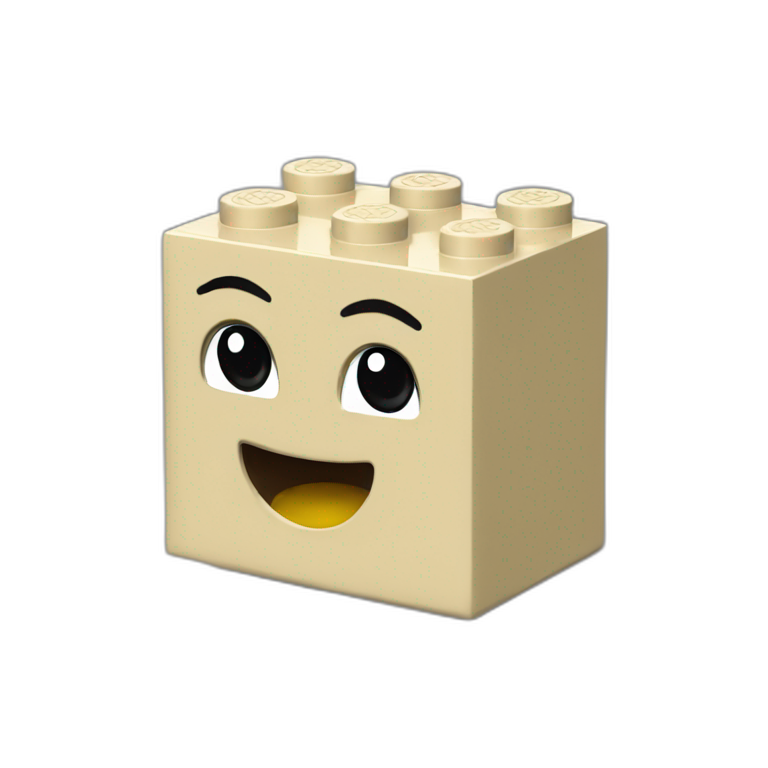 Lego brick emoji