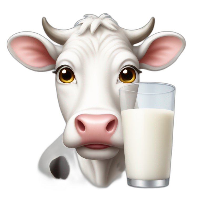 Milk cow emojis emoji