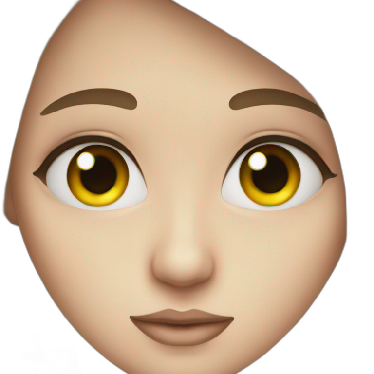 Eye girl emoji