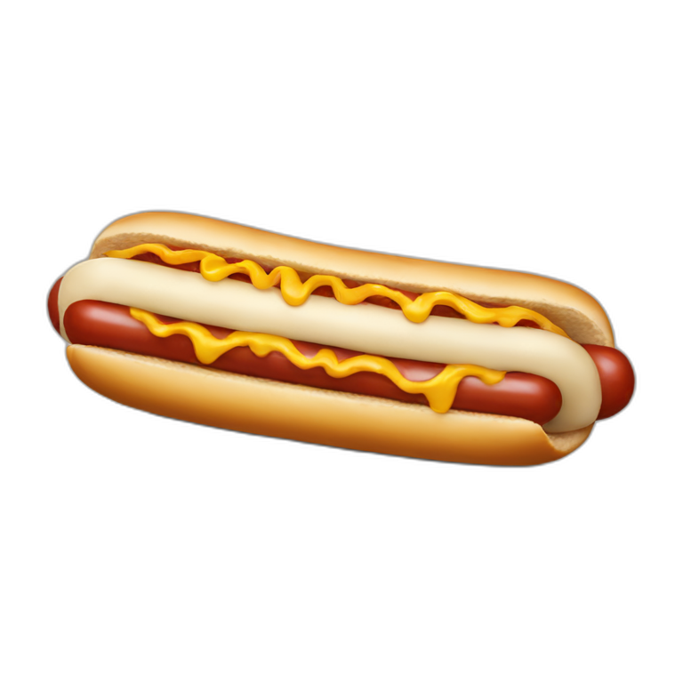 sneaky hotdog emoji