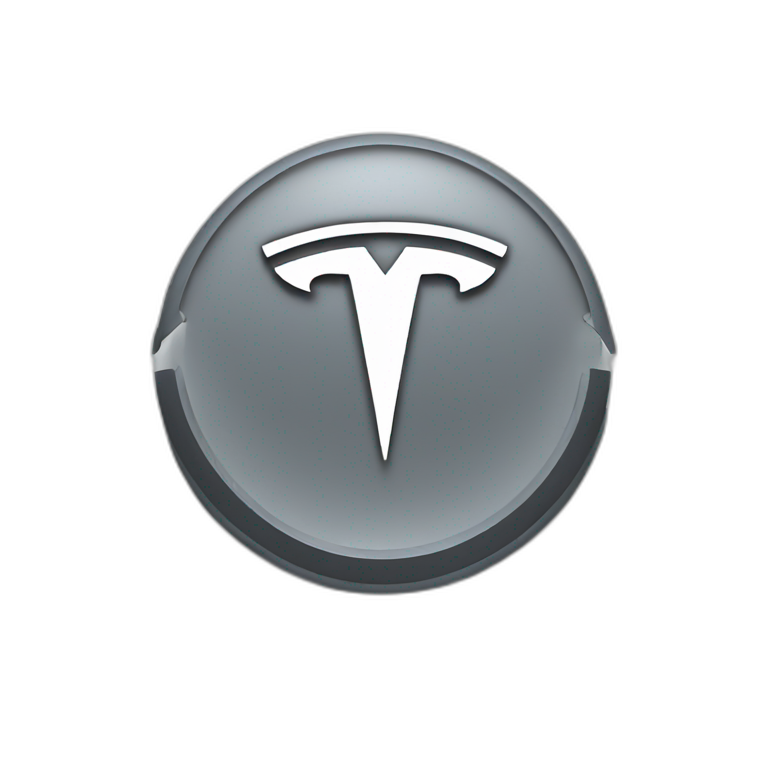 Creative Tesla logo emoji