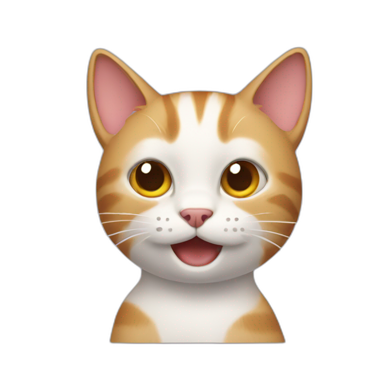 cat with shaking head emoji