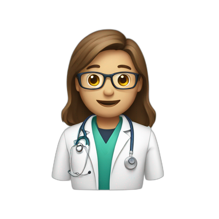 doctor with diploma emoji