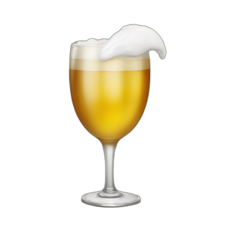 phoque avec une bierre emoji