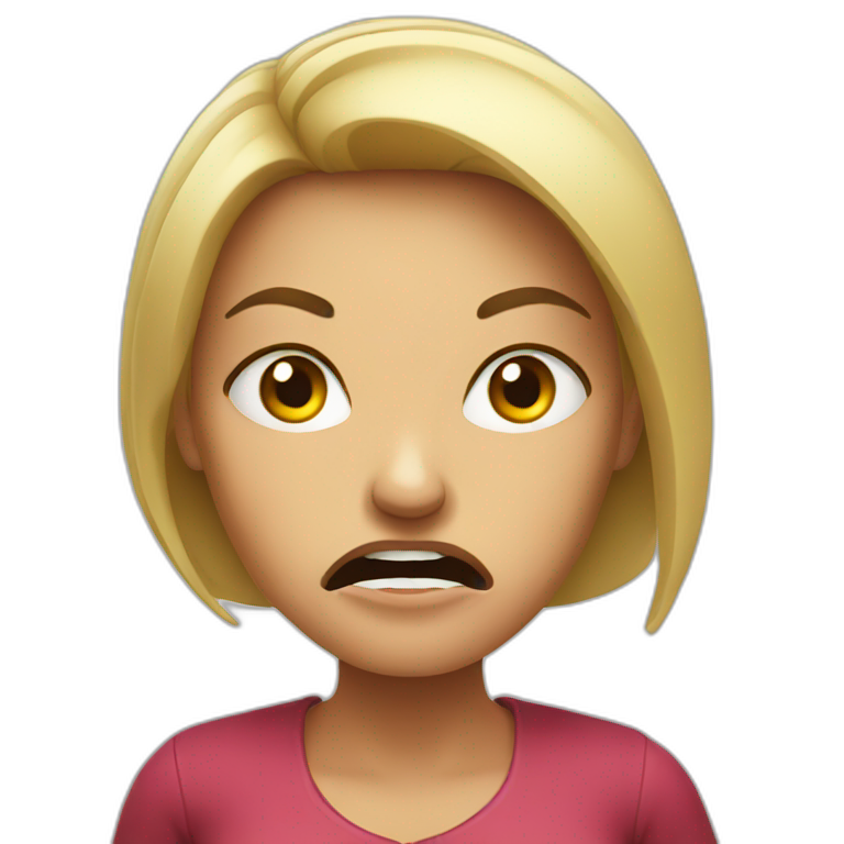 angry woman emoji