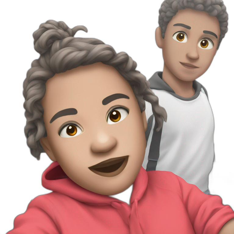 girl and boy together emoji