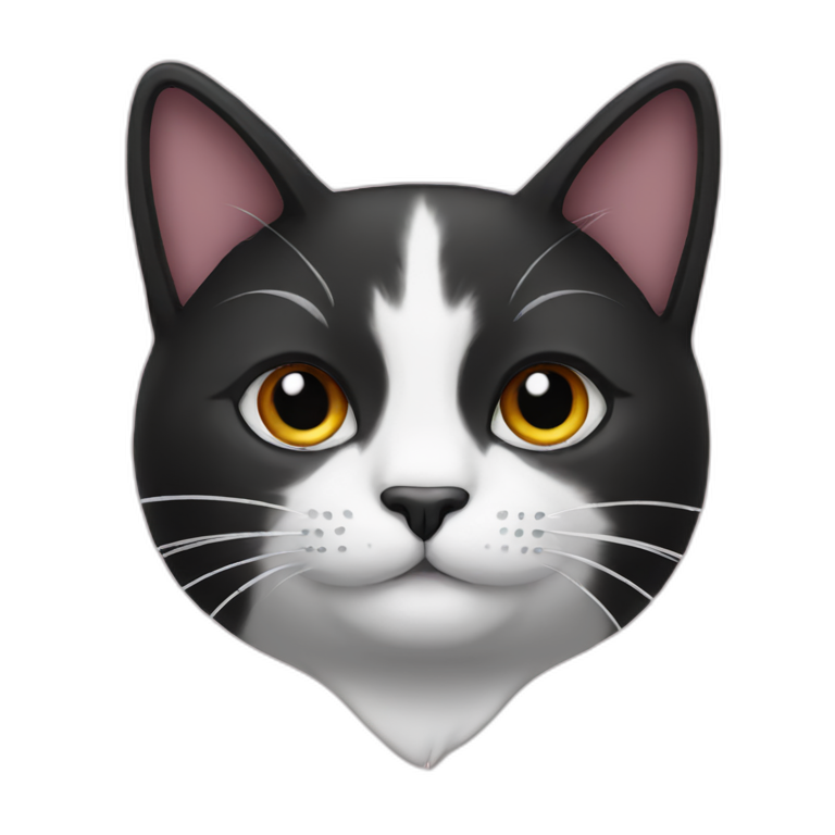 Cat in tuxedo emoji